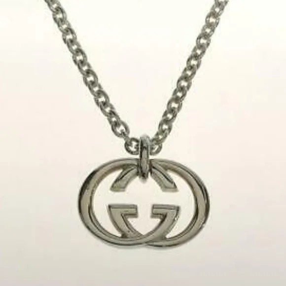Gucci Interlocking G Necklace in Silver 925 Sterling Silver